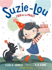 Couverture du livre "Suzie-Lou: L'oeuf ou la poule?"