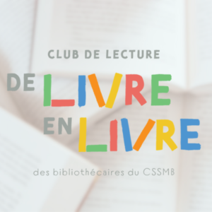 Logo du club de lecture De livre en livre