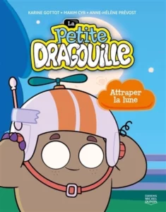 Couverture du livre "La petite dragouille: attraper la lune"